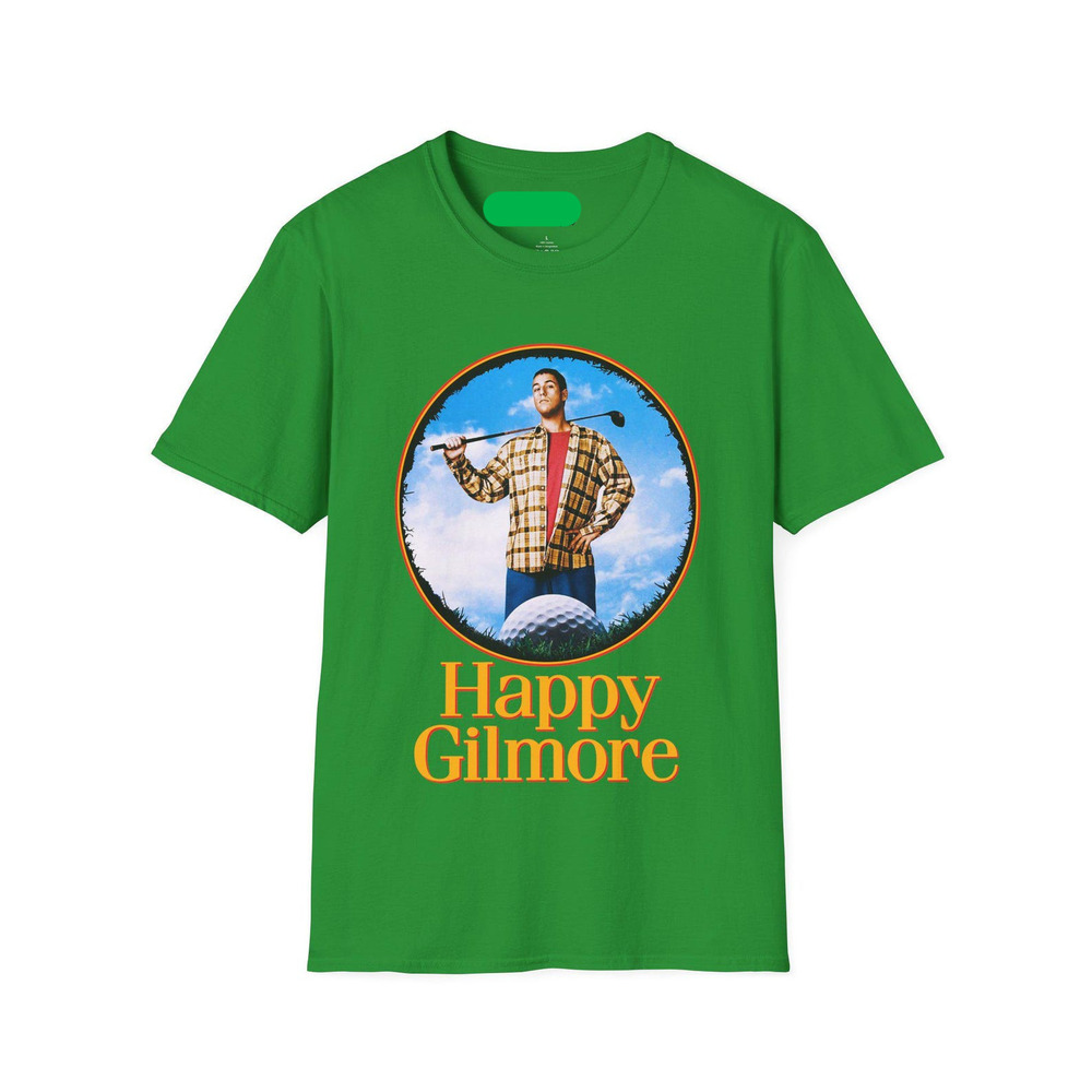 Happy Gilmore Golf T Shirt Funny Movie Tee For Golf Lovers Irish Green
